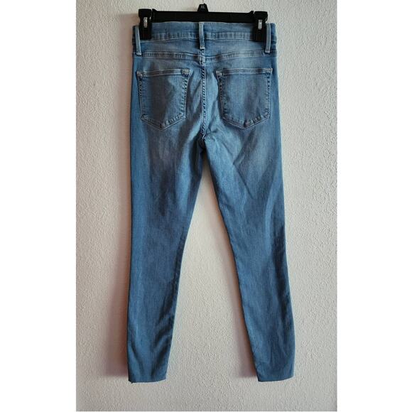 Frame Le High Skinny Raw After in Europa Wash - Picture 4 of 9